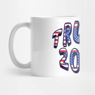 Red White Blue Stars Stripes TRUMP 2024 Mug